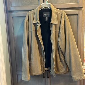 Eddie Bauer corduroy zip jacket size large